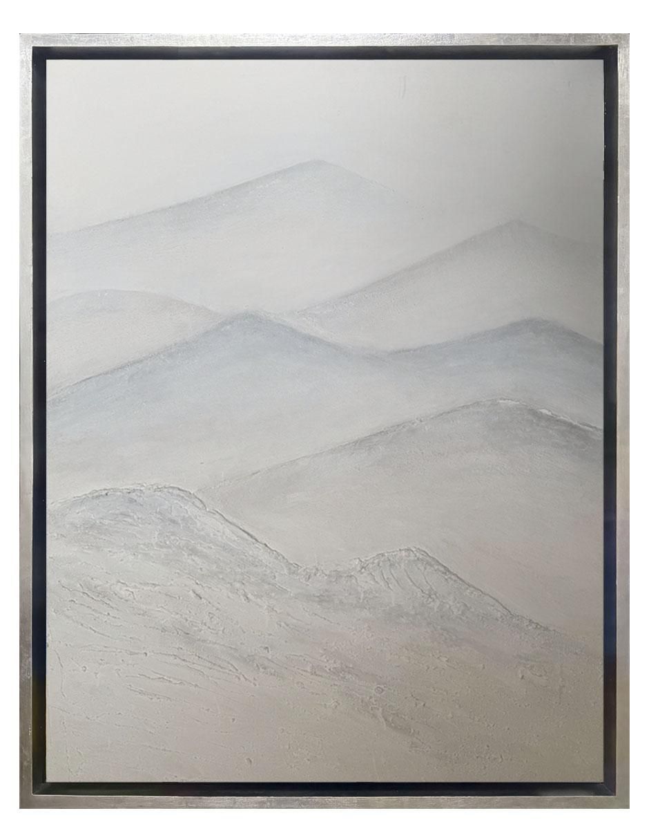 Pintura Blanco Infinito técnica mixta Mountais Pintura Blanco Infinito técnica mixta Mountais