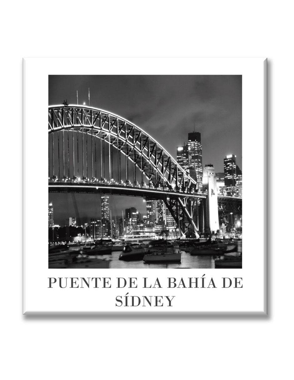 Cuadro decorativo Industria Grafica Ciento 23 Puente de la bahía de Sidney