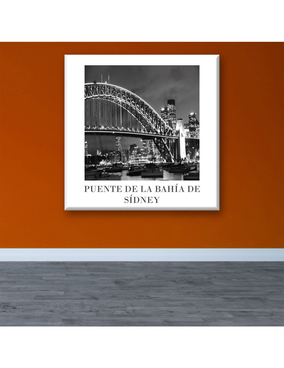 Cuadro decorativo Industria Grafica Ciento 23 Puente de la bahía de Sidney