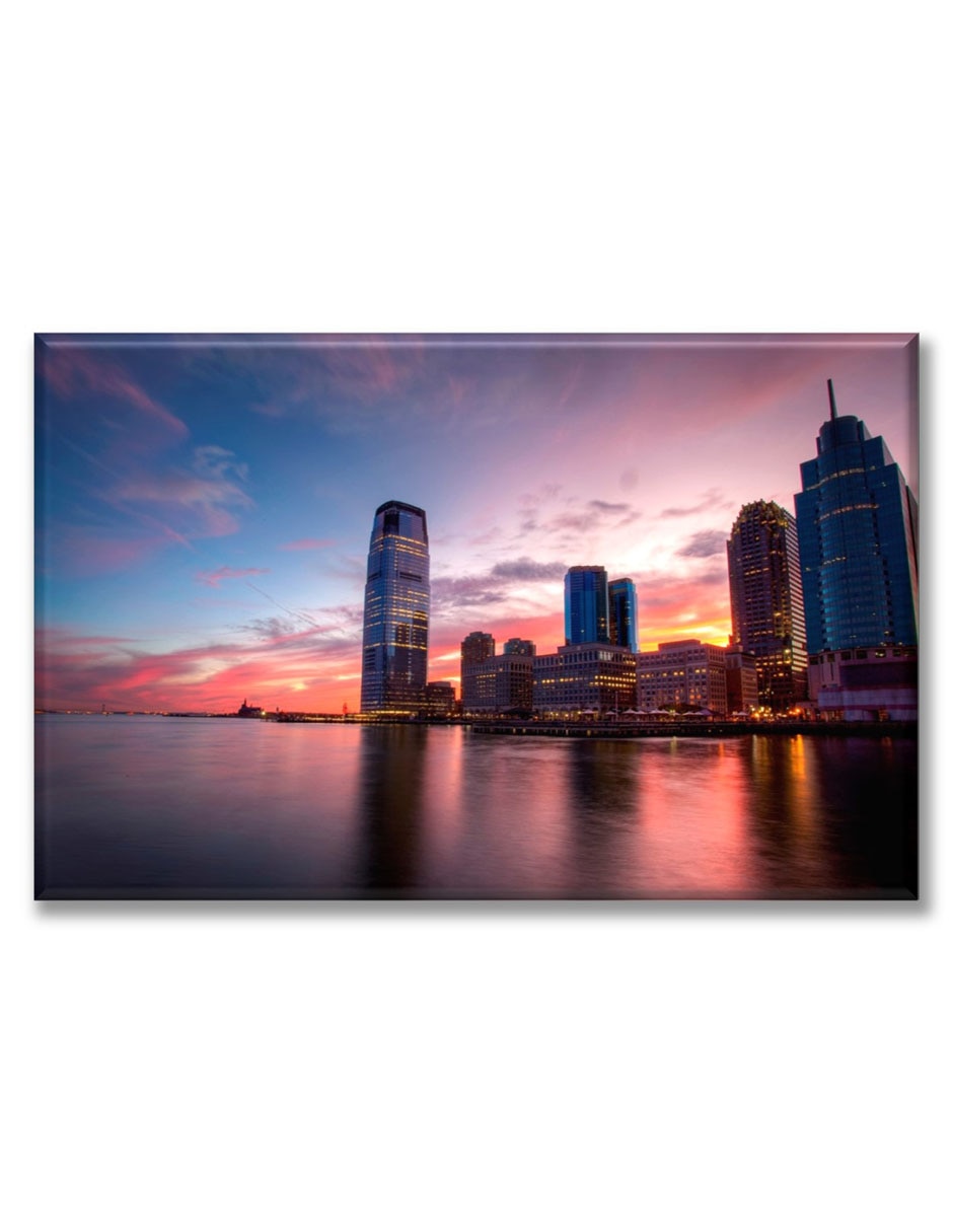 Cuadro decorativo Industria Grafica Ciento 23 Rascacielos al atardecer