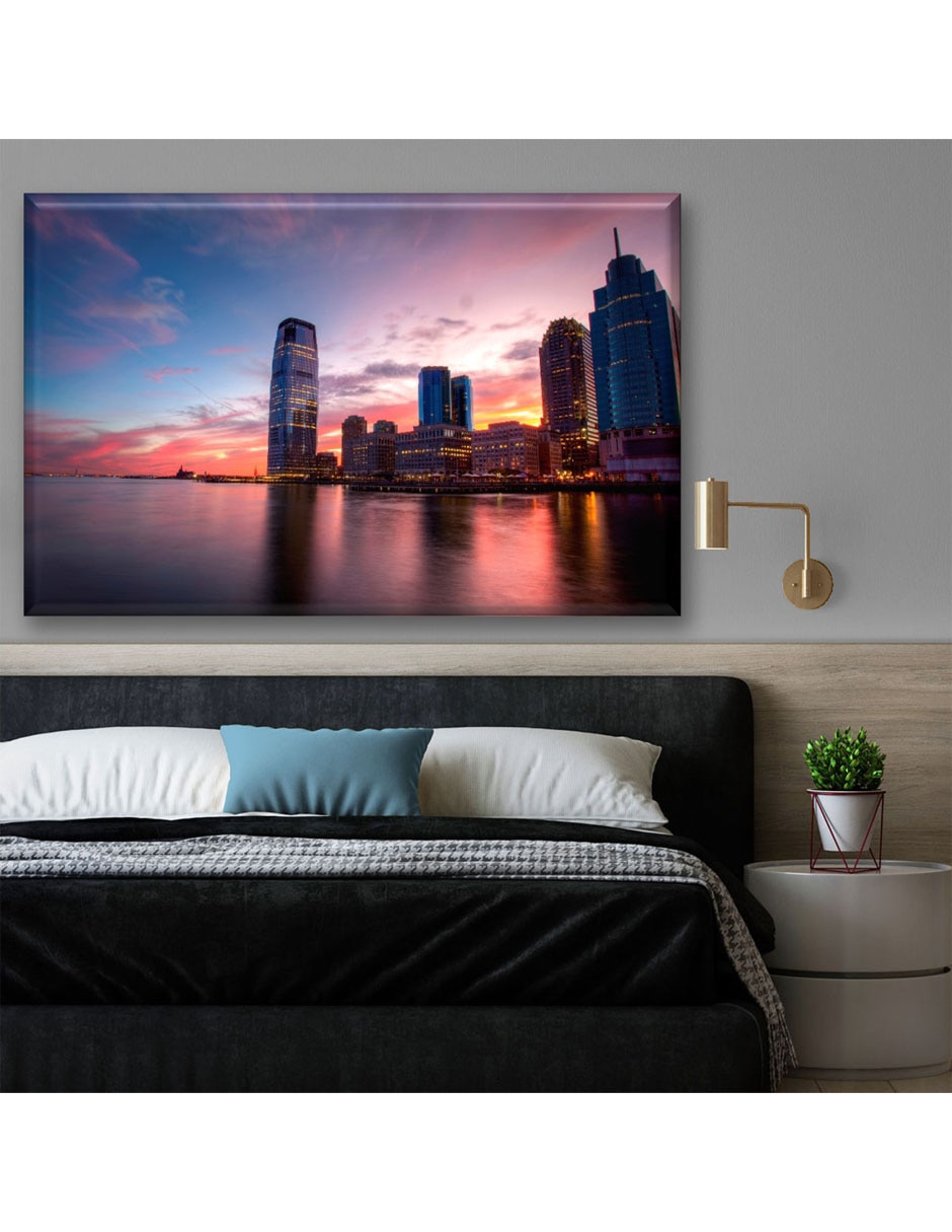 Cuadro decorativo Industria Grafica Ciento 23 Rascacielos al atardecer