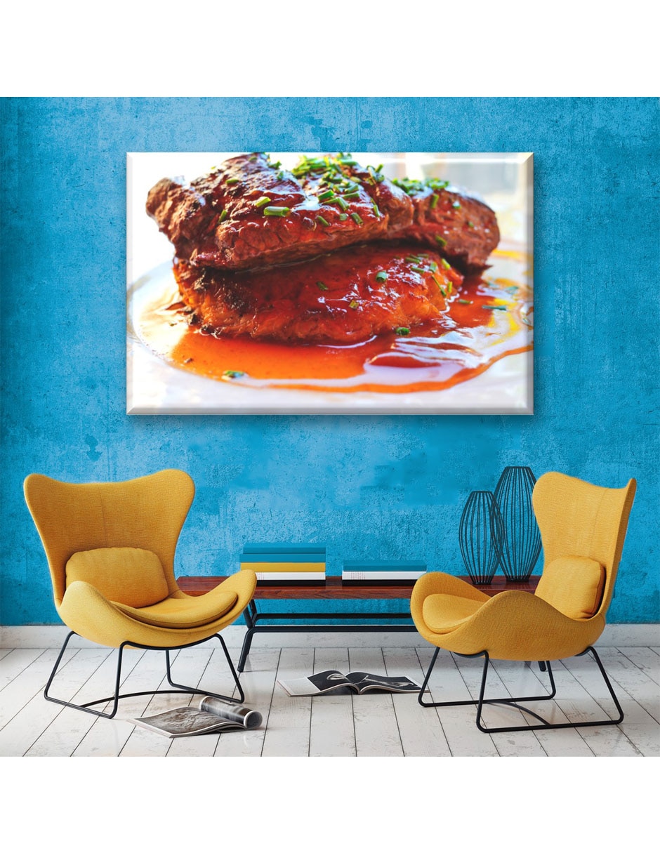 Cuadro decorativo Industria Grafica Ciento 23 Costillas a la bbq