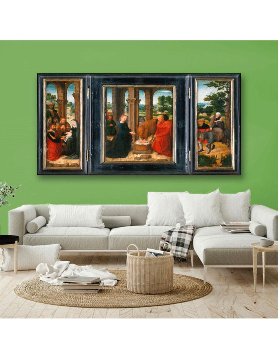 Cuadro decorativo La vida de la virgen 6