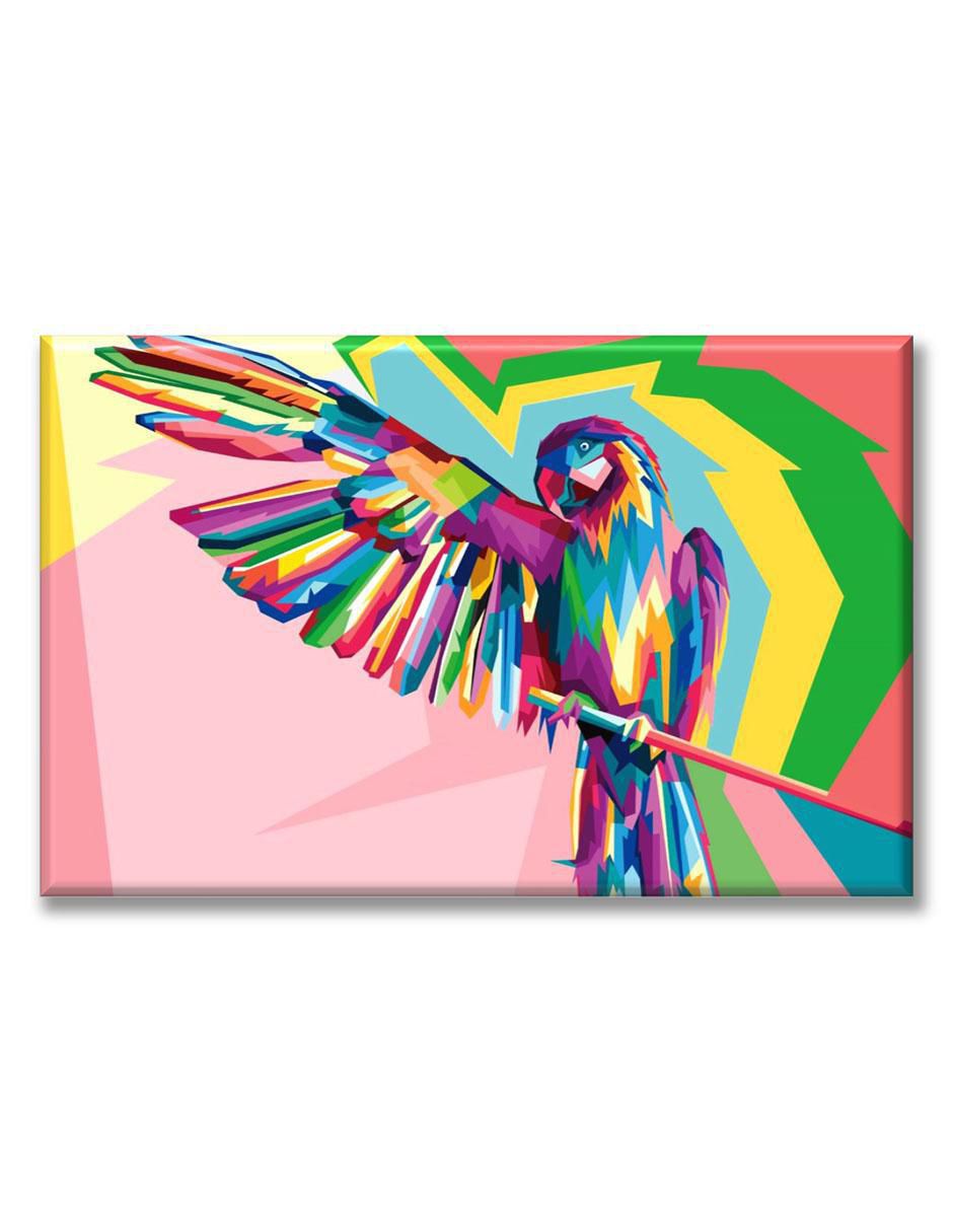 Cuadro decorativo Industria Grafica Ciento 23 Loro colorido