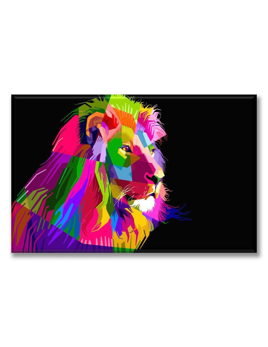 Cuadro decorativo Industria Grafica Ciento 23 León colorido