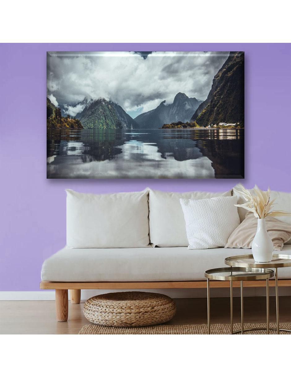 Cuadro decorativo Industria Grafica Ciento 23 Montañas en día nublado