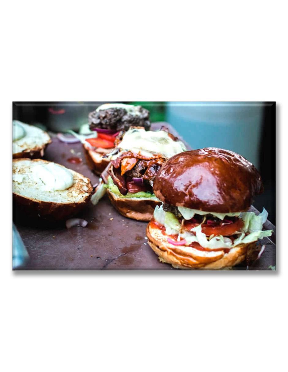 Cuadro decorativo Hamburguesas 1