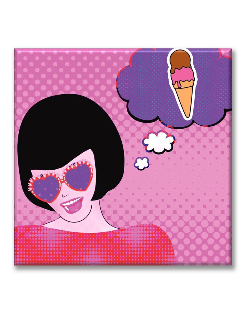 Cuadro decorativo Industria Grafica Ciento 23 Chica con bocadillo