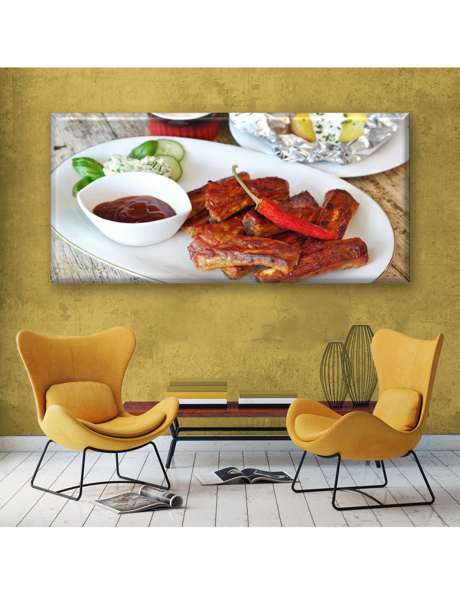 Cuadro decorativo Industria Grafica Ciento 23 Costillas bravas