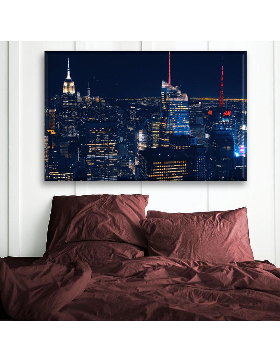 Cuadro decorativo Ciudad iluminada 6