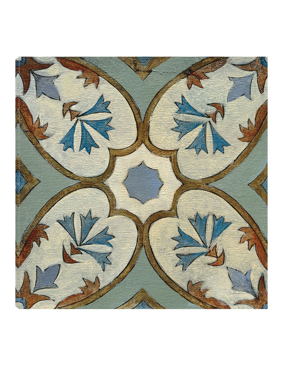 Cuadro decorativo Azulejo Del Viejo Mundo Iv técnica mixta Símbolos Cuadro decorativo Azulejo Del Viejo Mundo Iv técnica mixta Símbolos