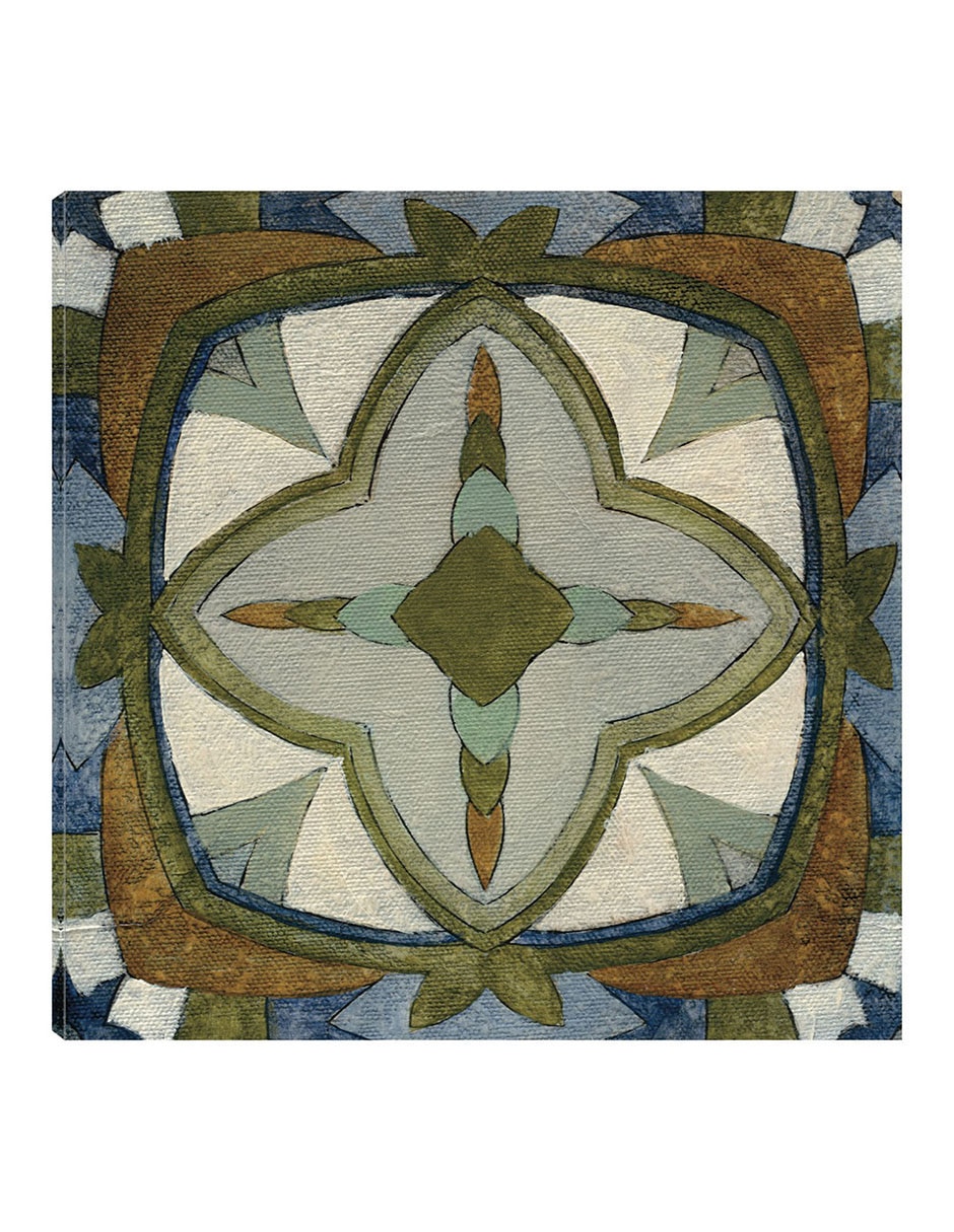 Cuadro decorativo Azulejos Del Viejo Mundo X técnica mixta Formas Cuadro decorativo Azulejos Del Viejo Mundo X técnica mixta Formas