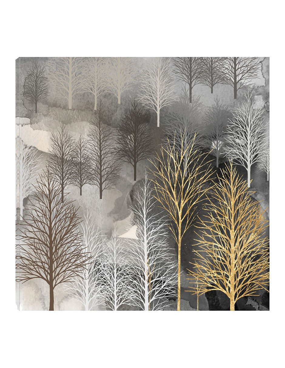 Cuadro decorativo Árboles De Invierno técnica mixta Naturaleza