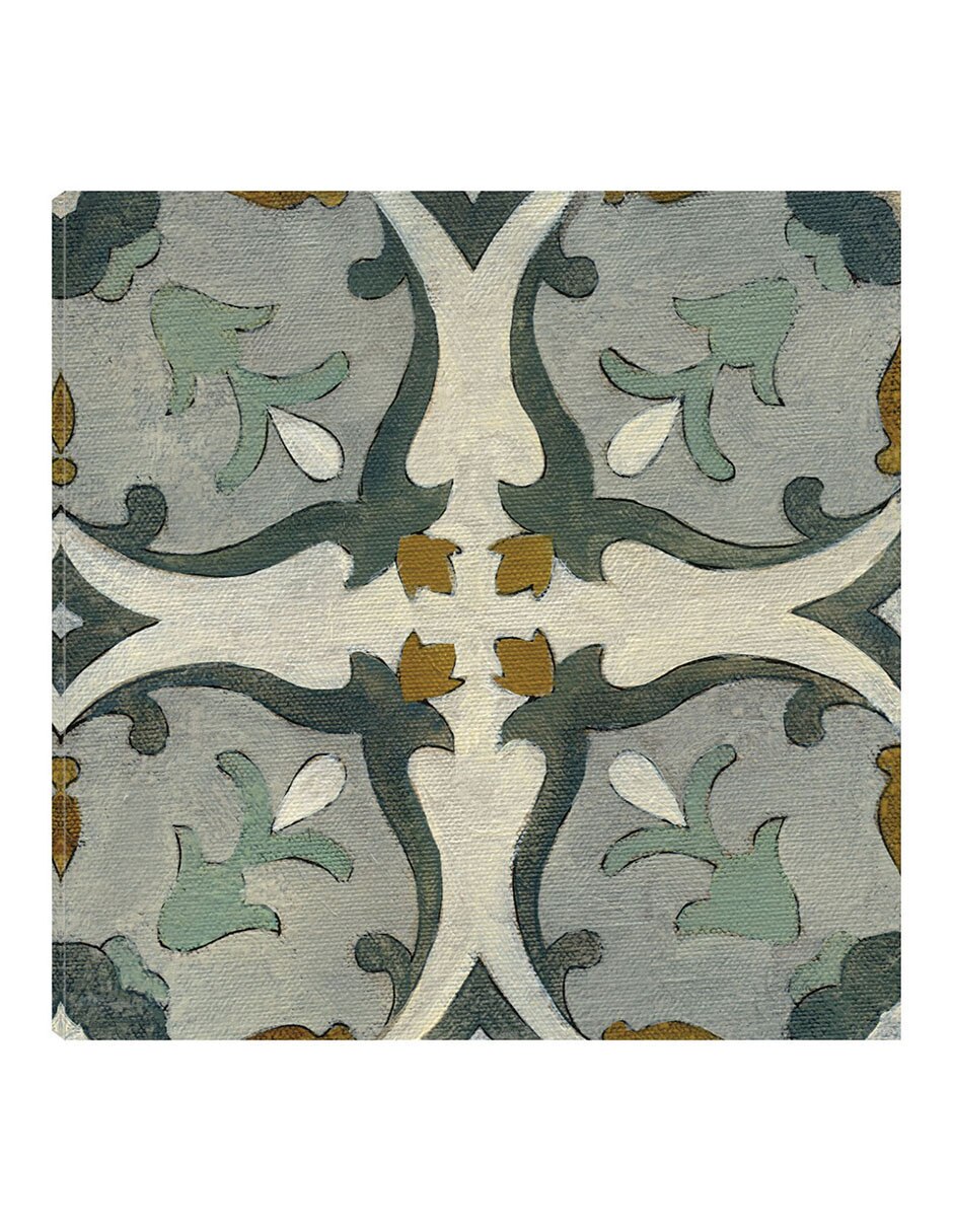 Cuadro decorativo Azulejo Del Viejo Mundo Iii técnica mixta Símbolos