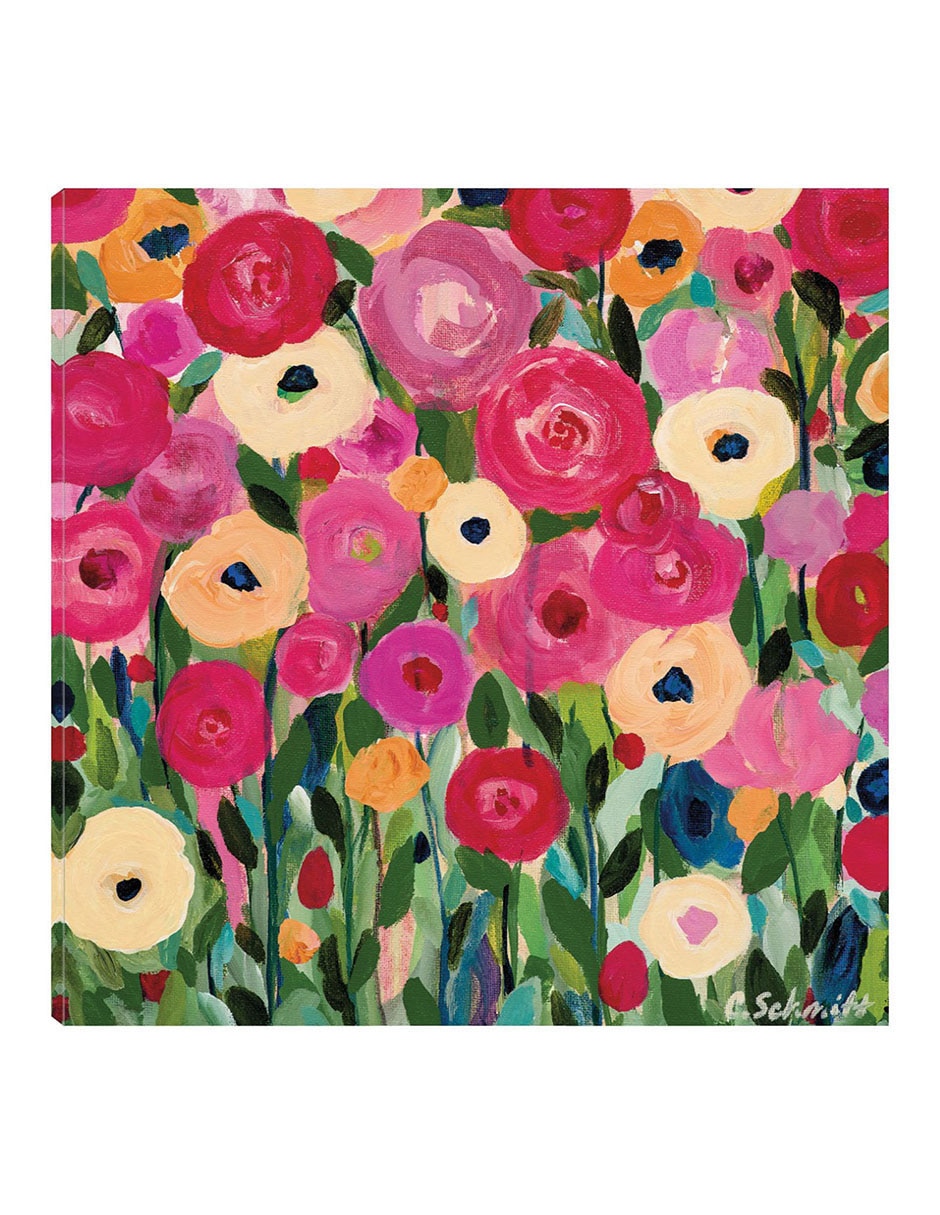 Cuadro decorativo Alegría De La Infancia técnica mixta Flores Cuadro decorativo Alegría De La Infancia técnica mixta Flores