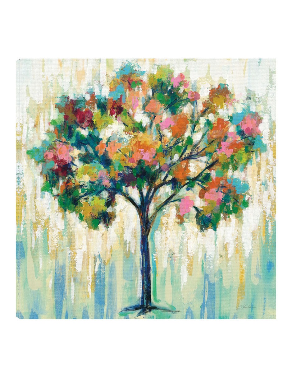 Cuadro decorativo Árbol Floreciente técnica mixta Árboles Cuadro decorativo Árbol Floreciente técnica mixta Árboles