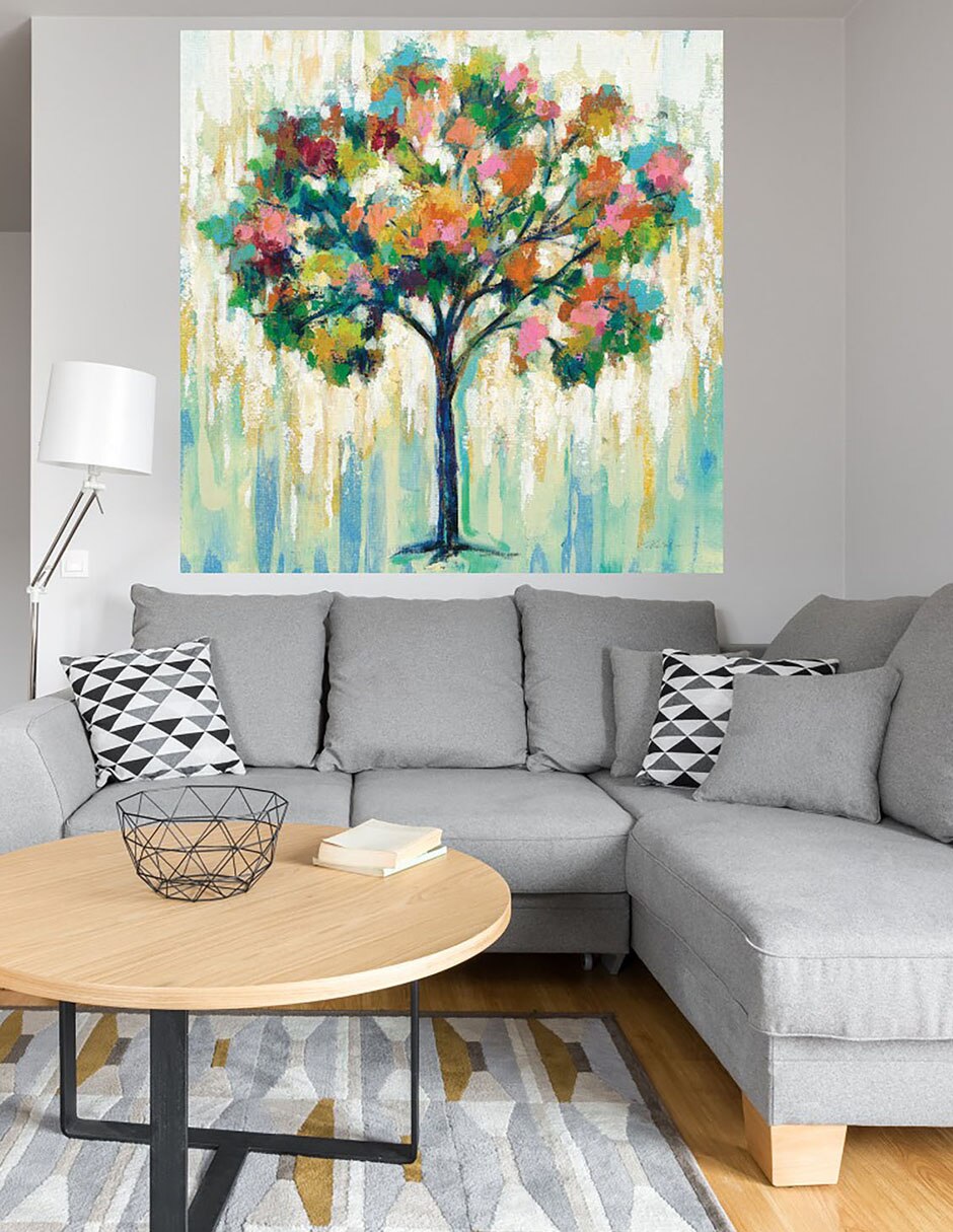 Cuadro decorativo Árbol Floreciente técnica mixta Árboles 4