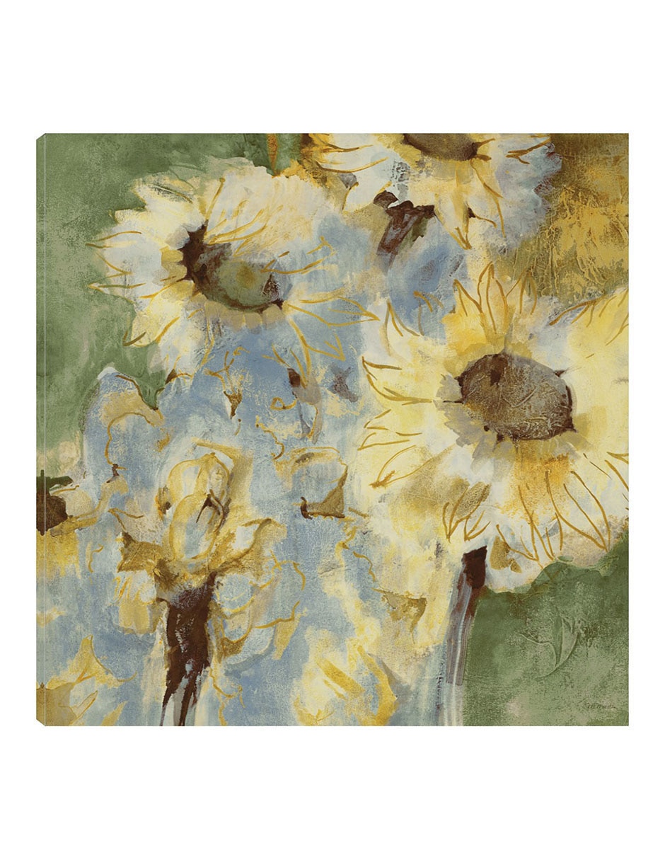 Cuadro decorativo Anticipación Ii técnica mixta Girasoles