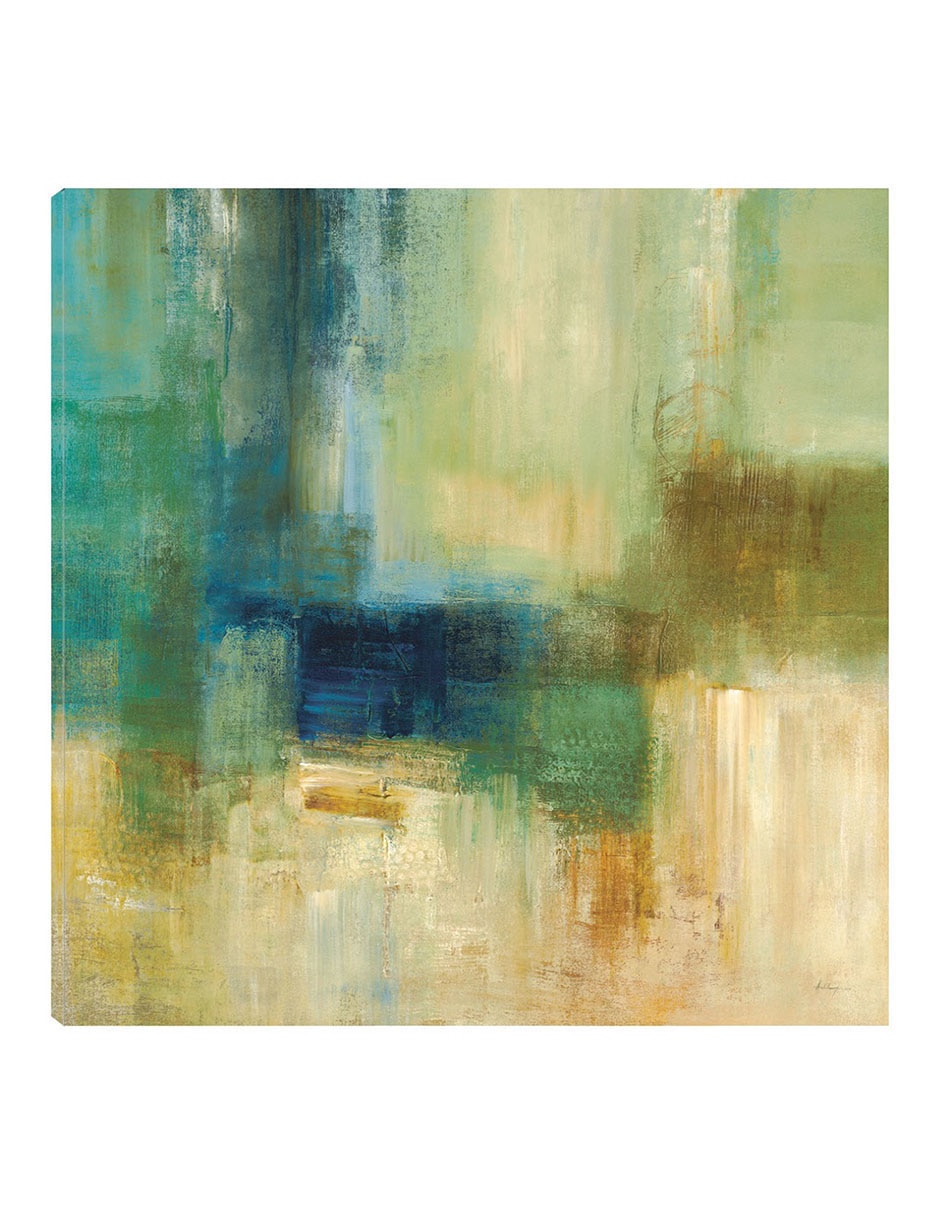 Cuadro decorativo Abstracto Verde técnica mixta Colores Cuadro decorativo Abstracto Verde técnica mixta Colores