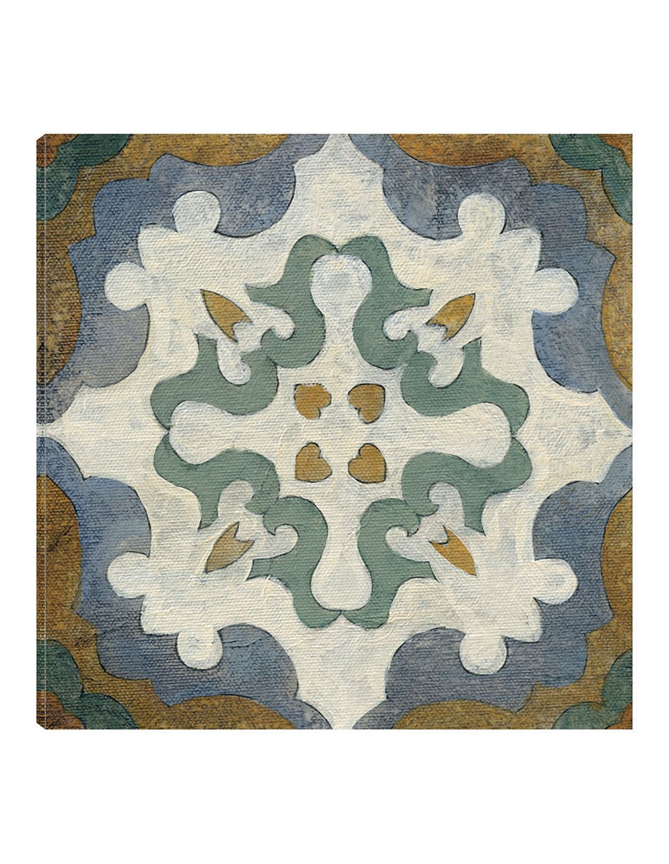 Cuadro decorativo Azulejos Del Viejo Mundo Vi técnica mixta Formas Cuadro decorativo Azulejos Del Viejo Mundo Vi técnica mixta Formas
