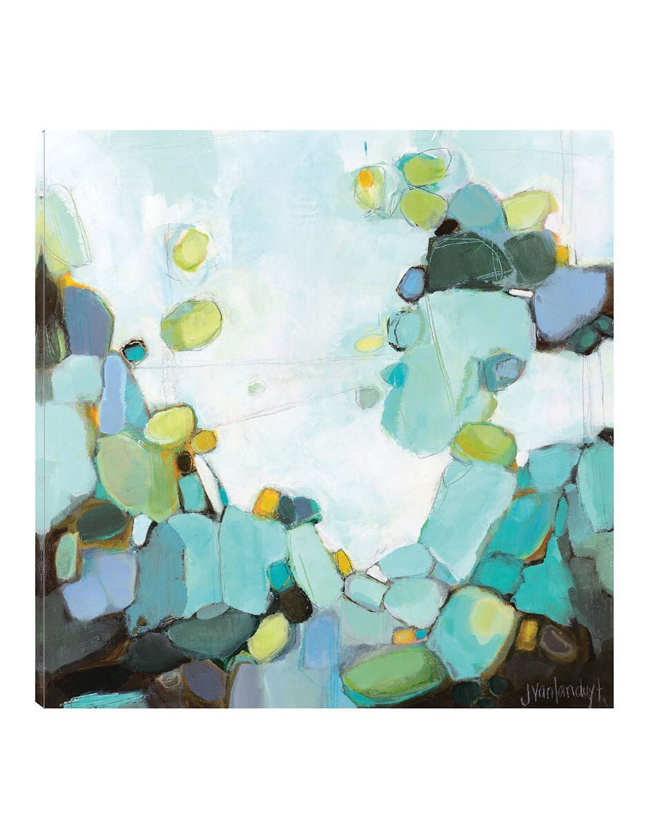 Cuadro decorativo Agua Dulce técnica mixta Formas Cuadro decorativo Agua Dulce técnica mixta Formas