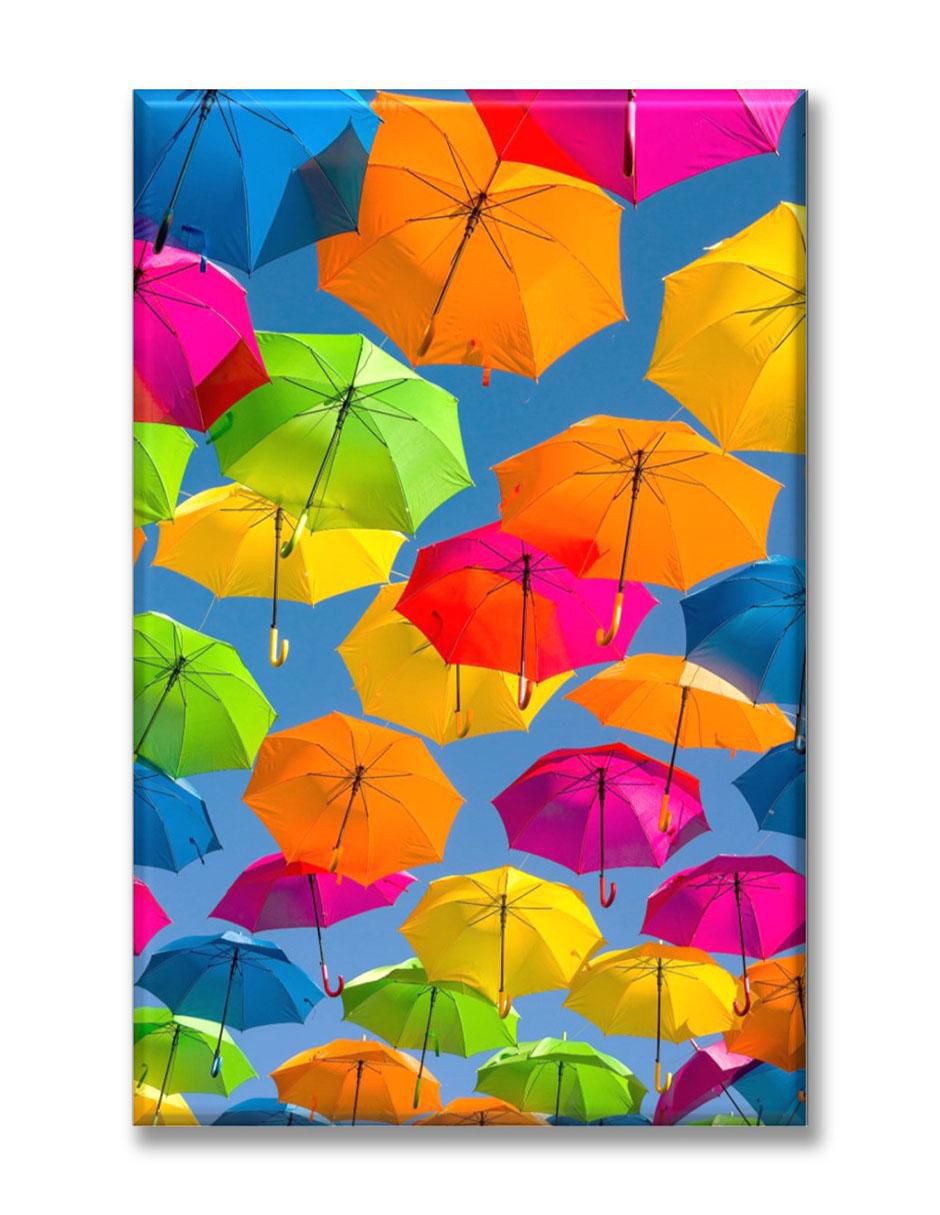 Cuadro decorativo Industria Grafica Ciento 23 Sombrillas de colores