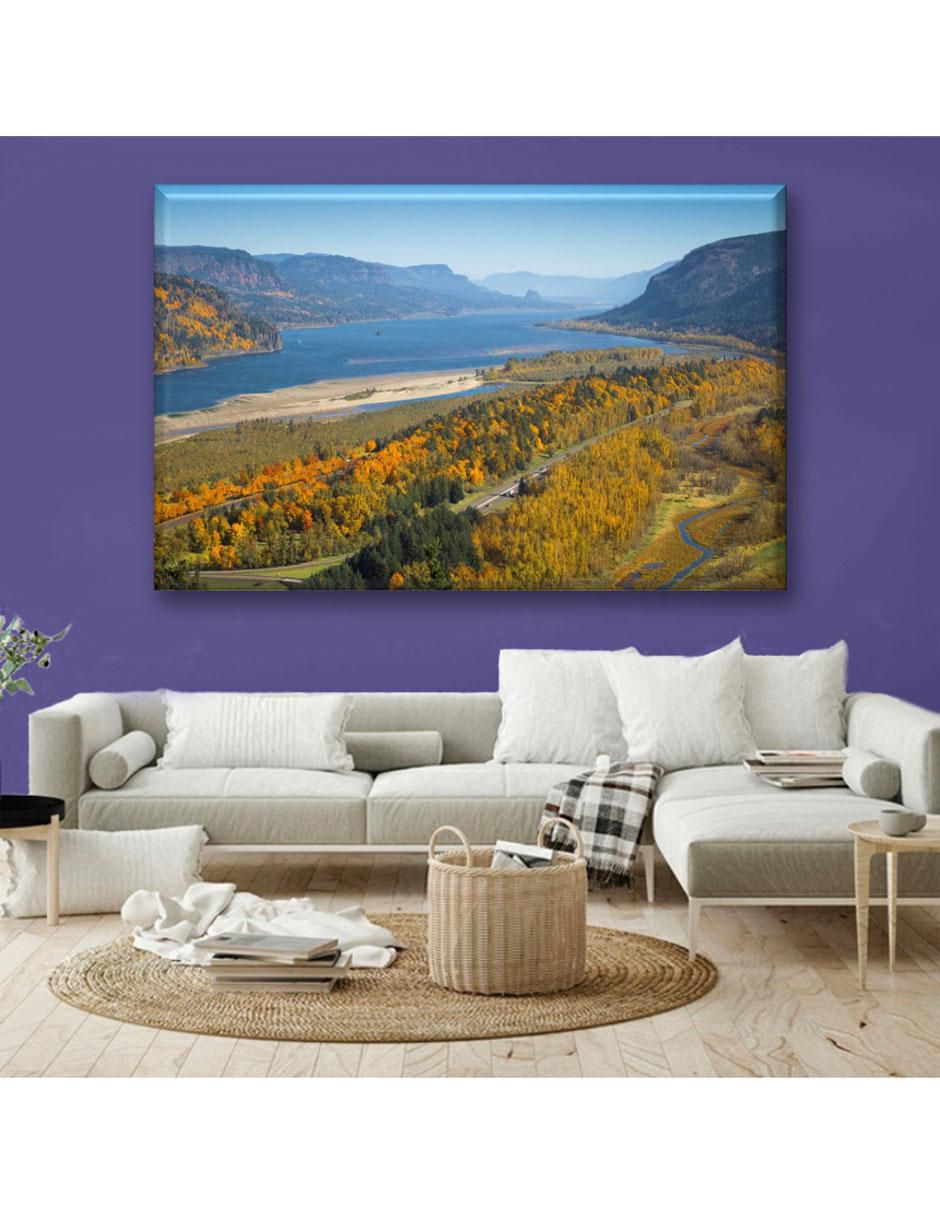Cuadro decorativo Industria Grafica Ciento 23 Paisaje visto desde arriba
