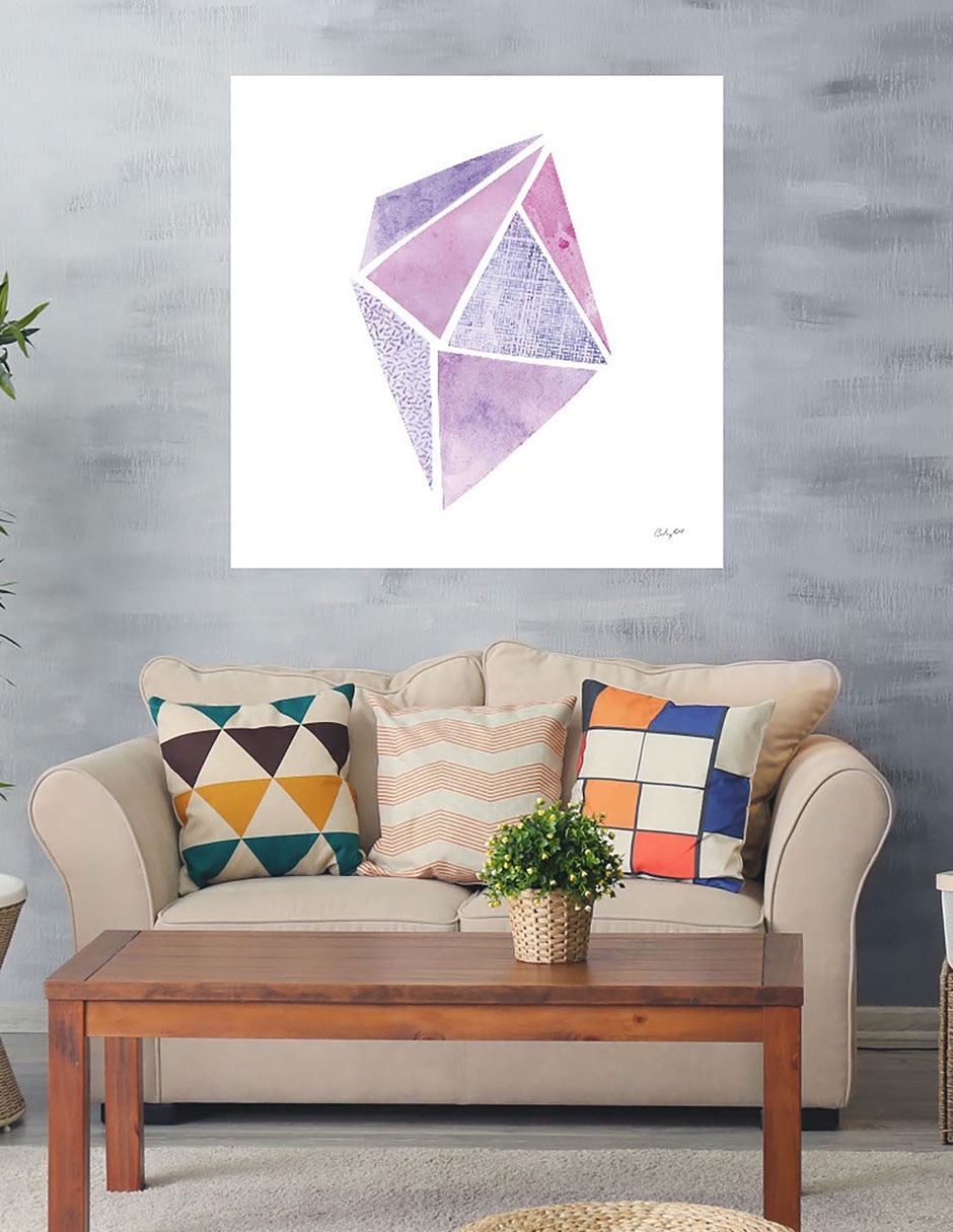 Cuadro decorativo Brilla Vi técnica mixta Formas 2