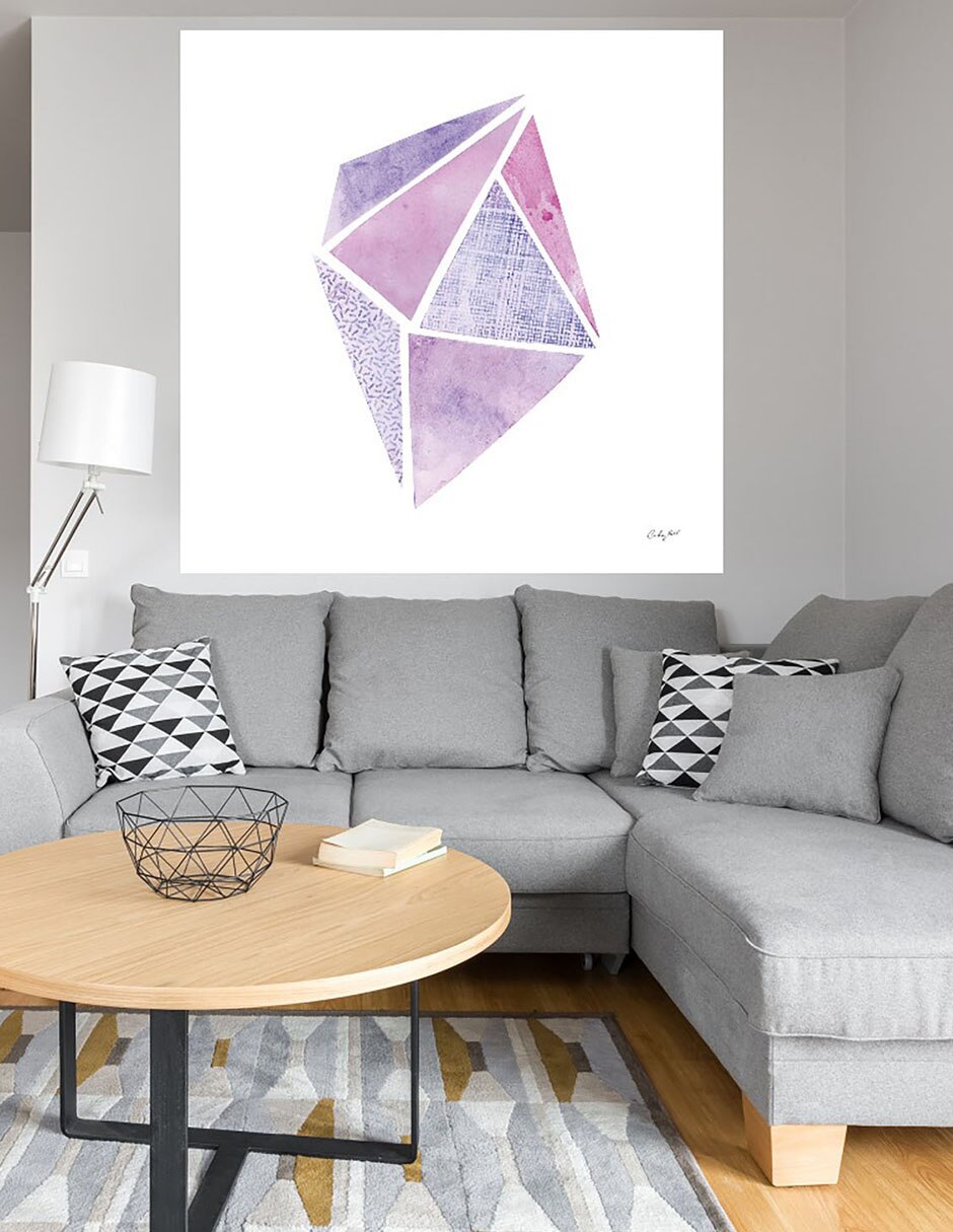 Cuadro decorativo Brilla Vi técnica mixta Formas 4