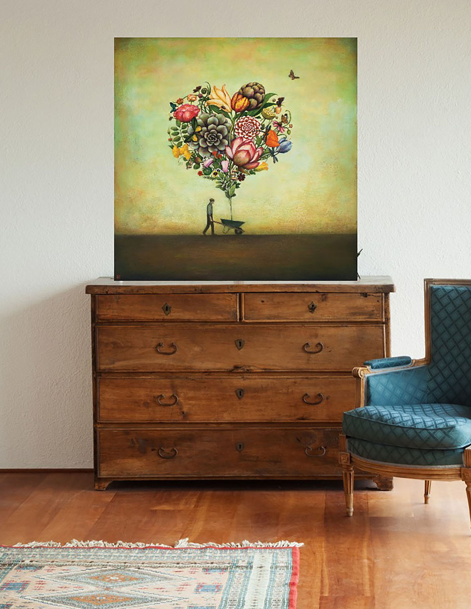 Cuadro decorativo Botanica de El Gran Corazón técnica mixta 6
