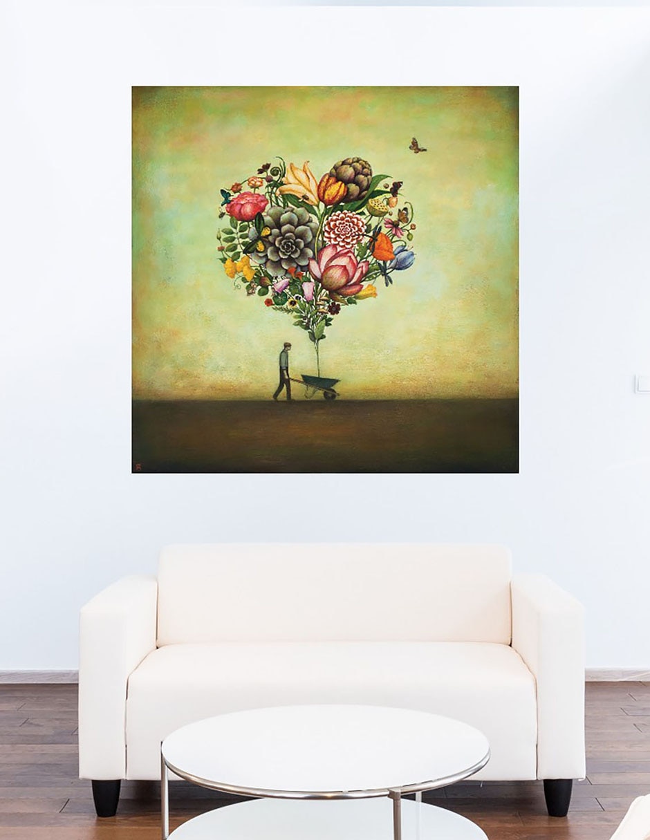 Cuadro decorativo Botanica de El Gran Corazón técnica mixta 2