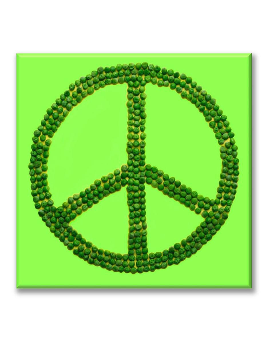 Cuadro decorativo Industria Grafica Ciento 23 Símbolo de amor y paz