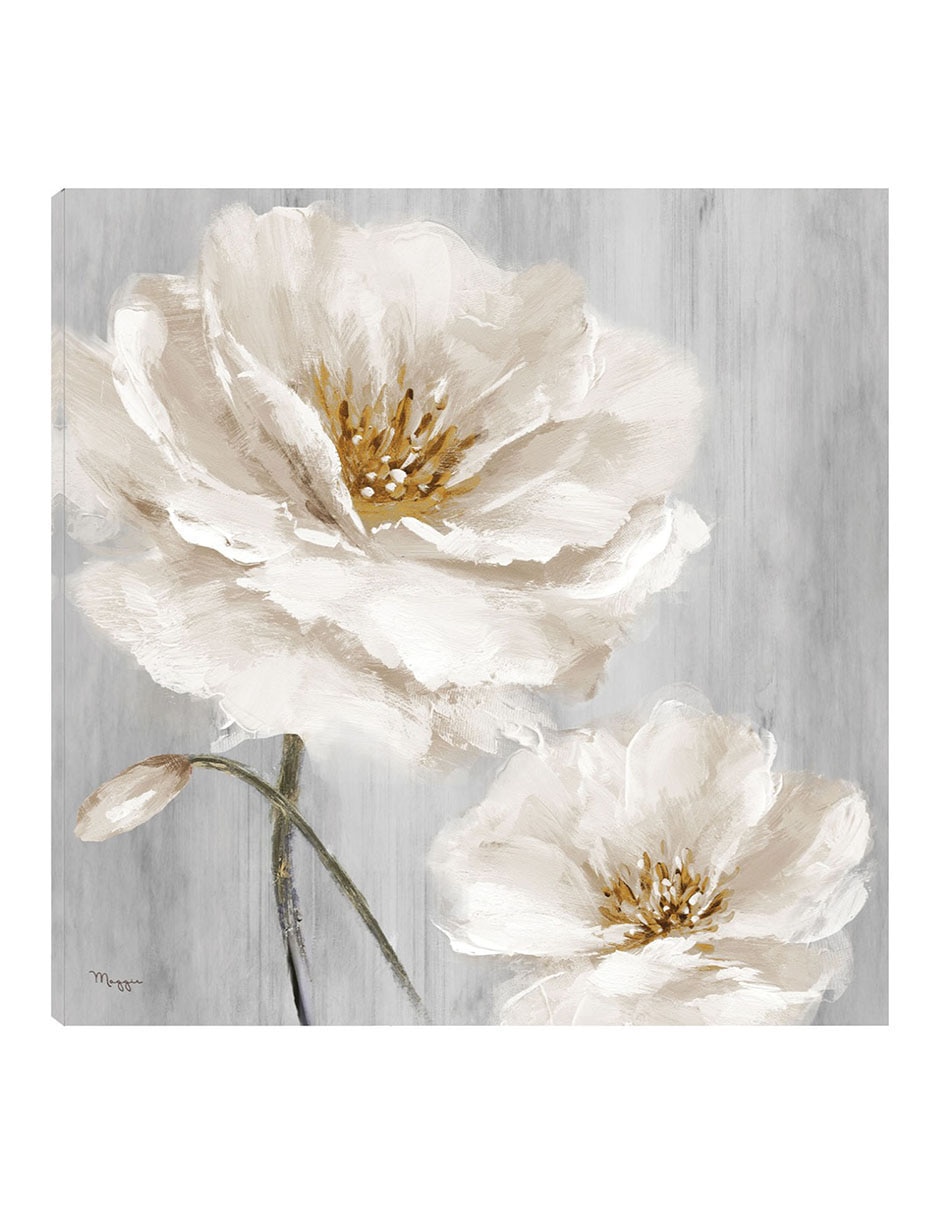 Cuadro decorativo Blancos De Jardín I técnica mixta Floración