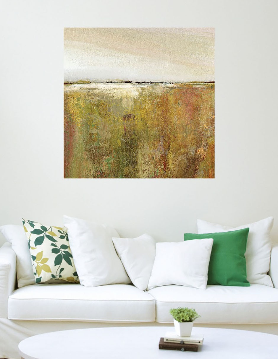 Cuadro decorativo Campos de Ensueño técnica mixta 5
