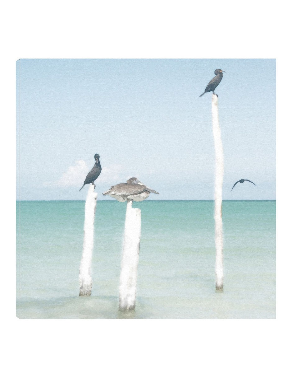 Cuadro decorativo Centinelas técnica mixta Playas