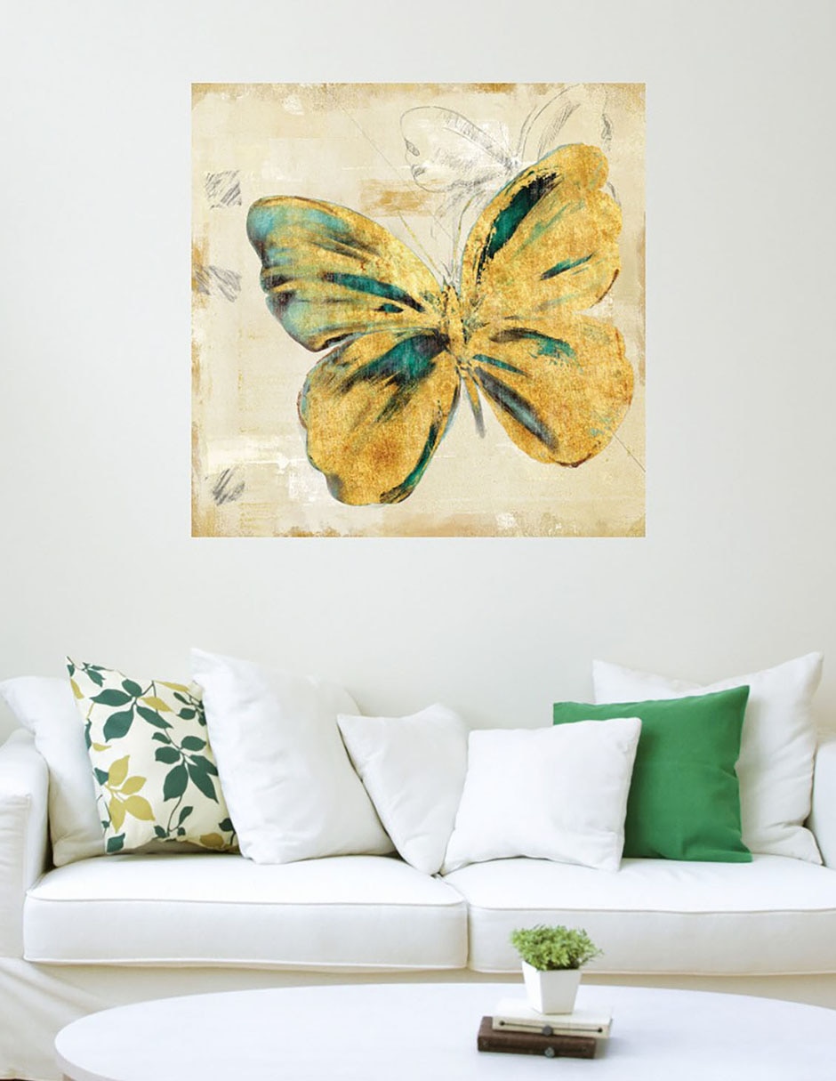 Cuadro decorativo Bosquejo de Mariposa II técnica mixta Primavera 5