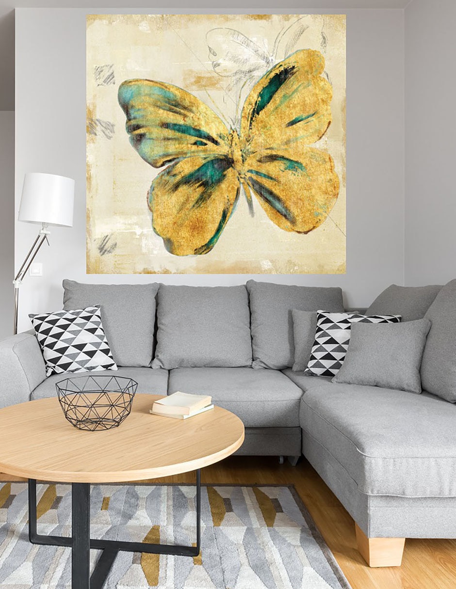 Cuadro decorativo Bosquejo de Mariposa II técnica mixta Primavera 4