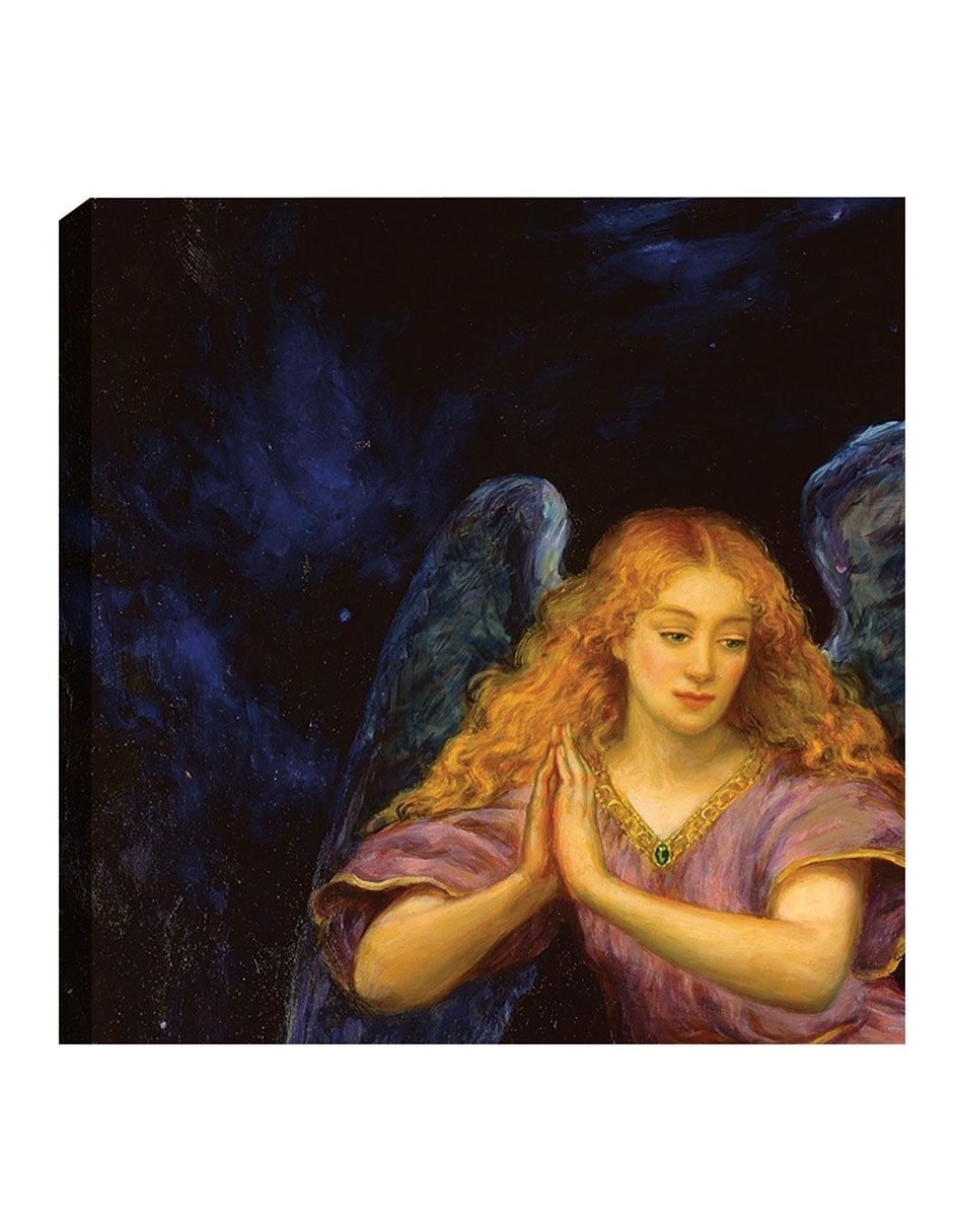 Cuadro decorativo Buenas Noches Ángel técnica mixta Ángeles Cuadro decorativo Buenas Noches Ángel técnica mixta Ángeles