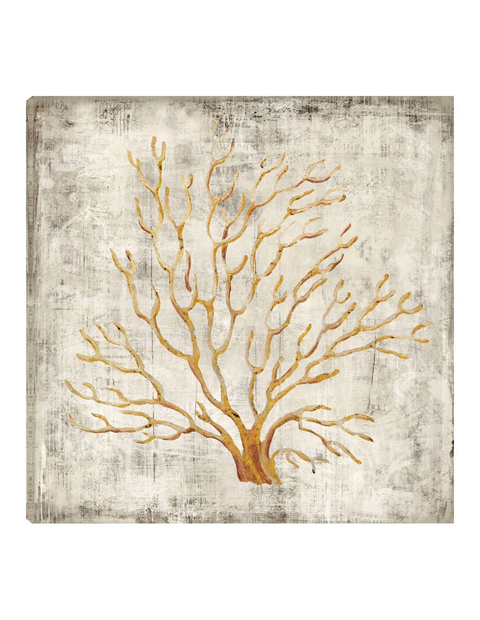 Cuadro decorativo Coral De Cobre Ii técnica mixta Animales Marinos