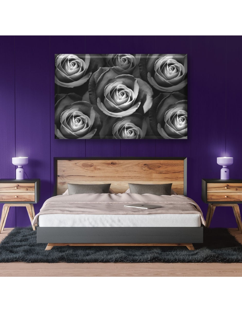 Cuadro decorativo Industria Grafica Ciento 23 Rosas bn