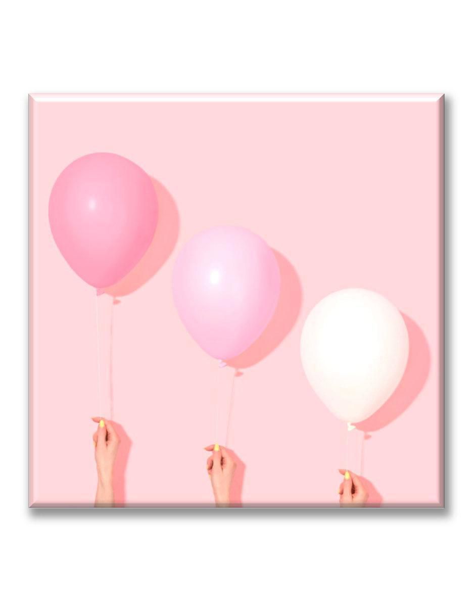 Cuadro decorativo Industria Grafica Ciento 23 Globos rosas