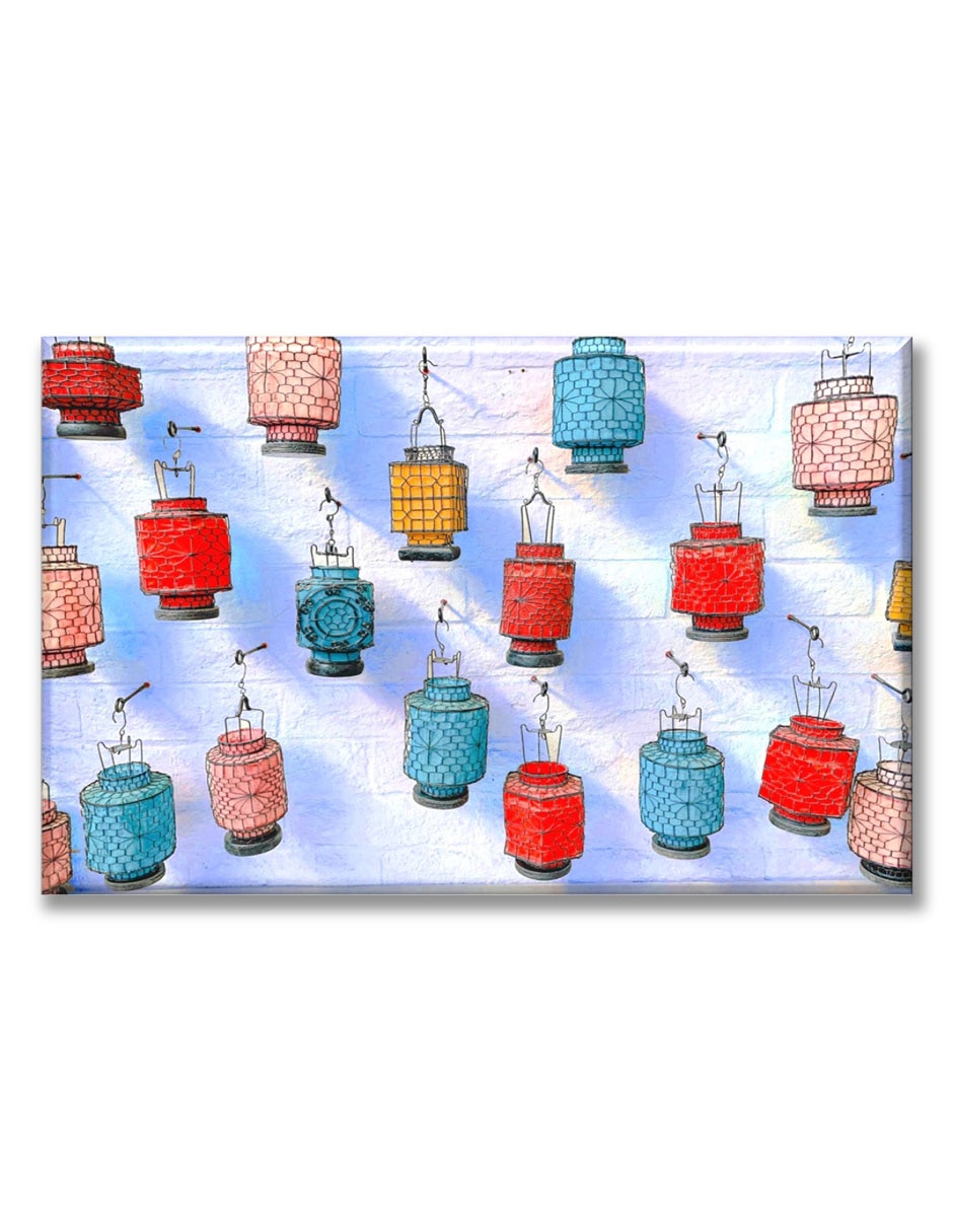 Cuadro decorativo Linternas 1