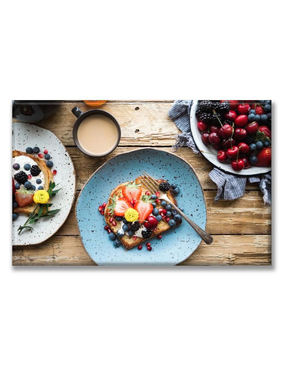 Cuadro decorativo Desayuno de frutos rojos 1