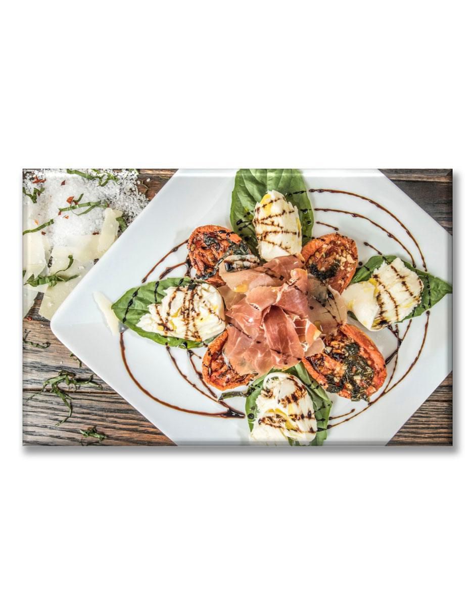 Cuadro decorativo Platillo con jamón serrano 1