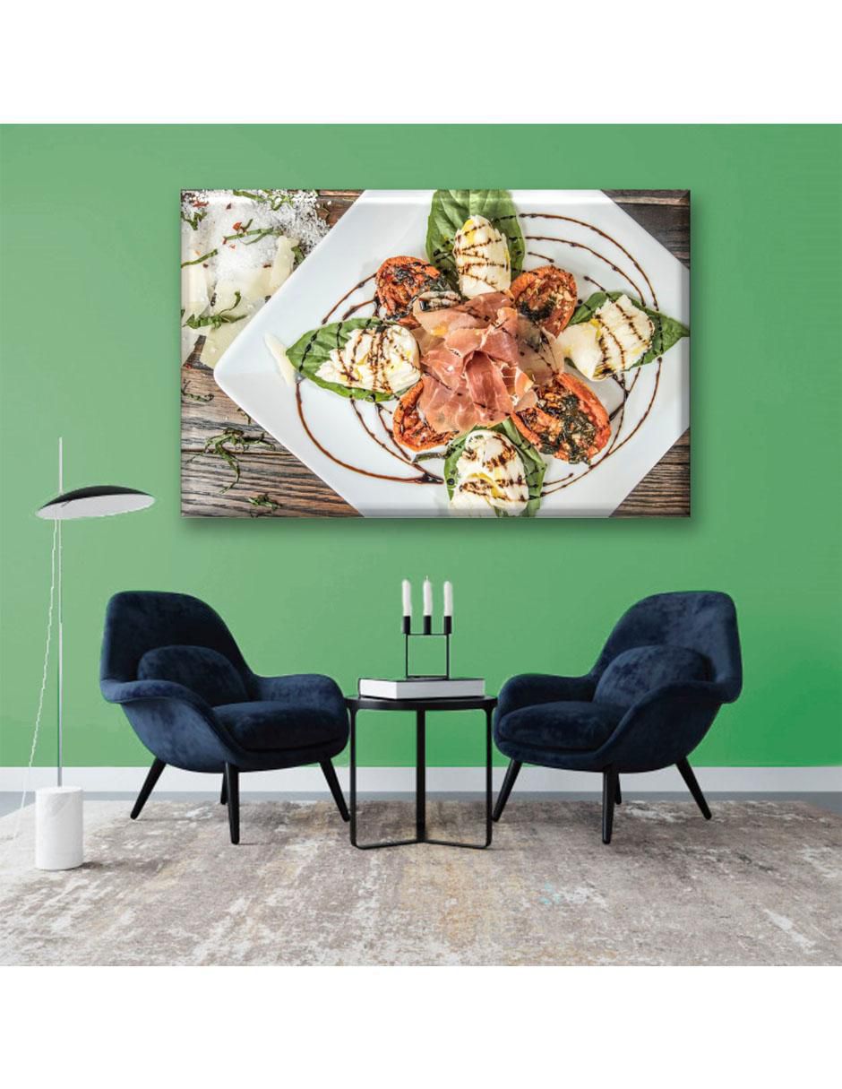 Cuadro decorativo Platillo con jamón serrano 6