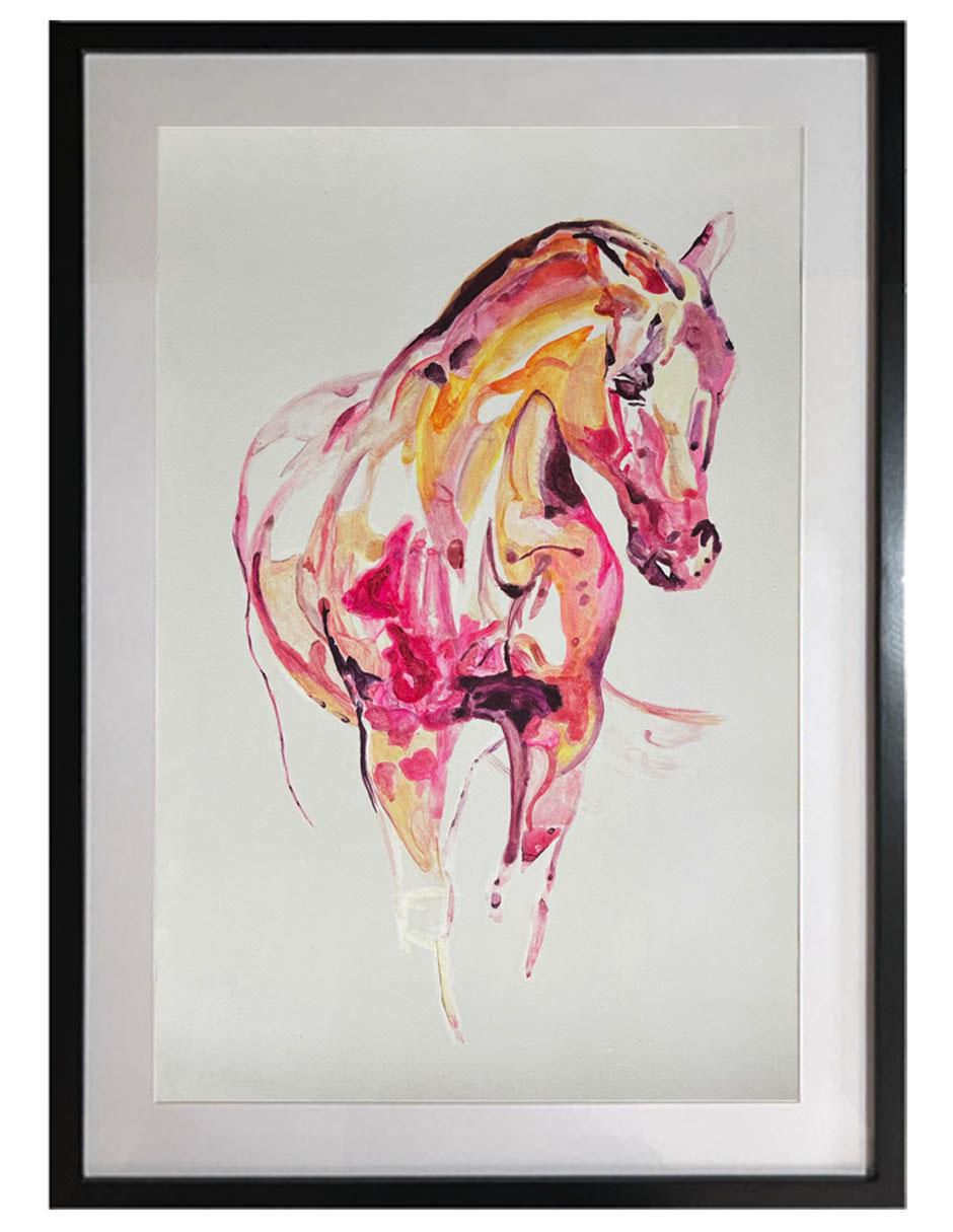 Pintura Dulce Coral técnica acrílico Pintura Dulce Coral técnica acrílico