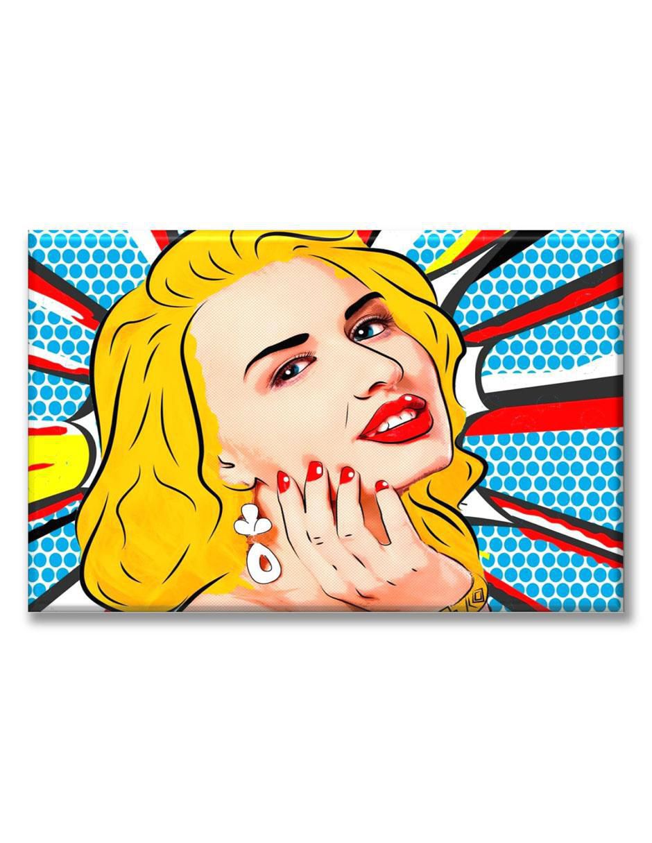 Cuadro decorativo Rubia art pop 1