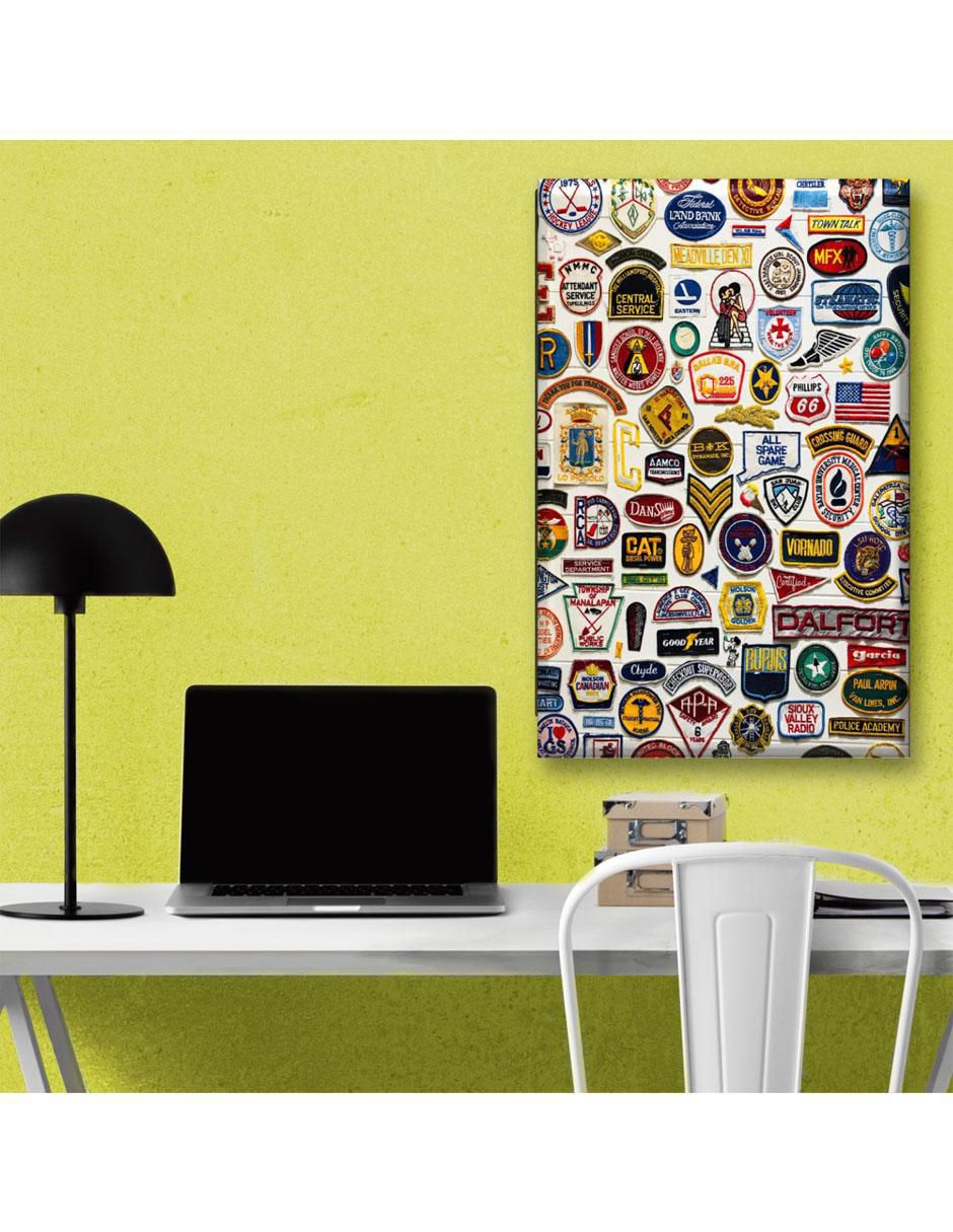 Cuadro decorativo Sello pared retro 6