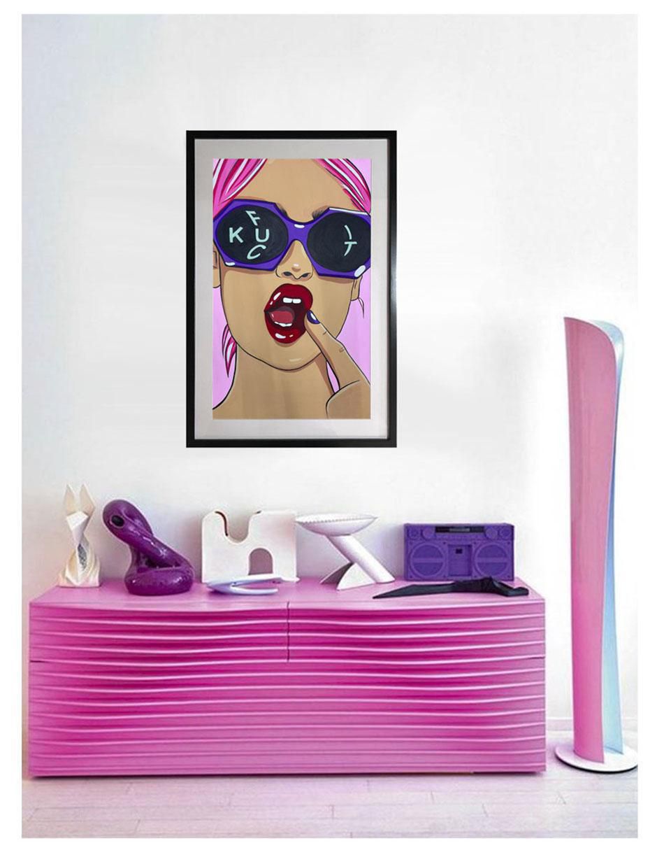 Pintura Kfucit técnica acrílico Pop 2