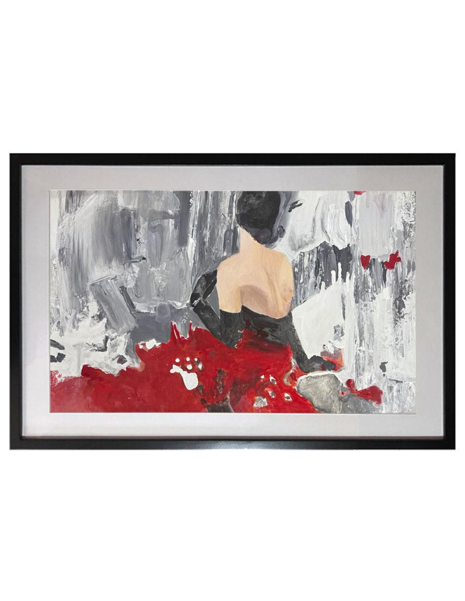 Pintura Belle técnica acrílico Dance Pintura Belle técnica acrílico Dance